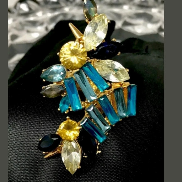 Signed Erickson Beamon Cocktail Ring Size 7 - Picture 5 of 5